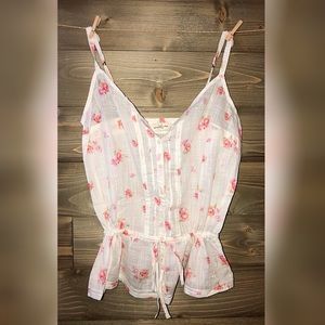 Abercrombie floral tank